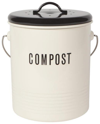 Now Designs Charcoal Vintage Compost Bin