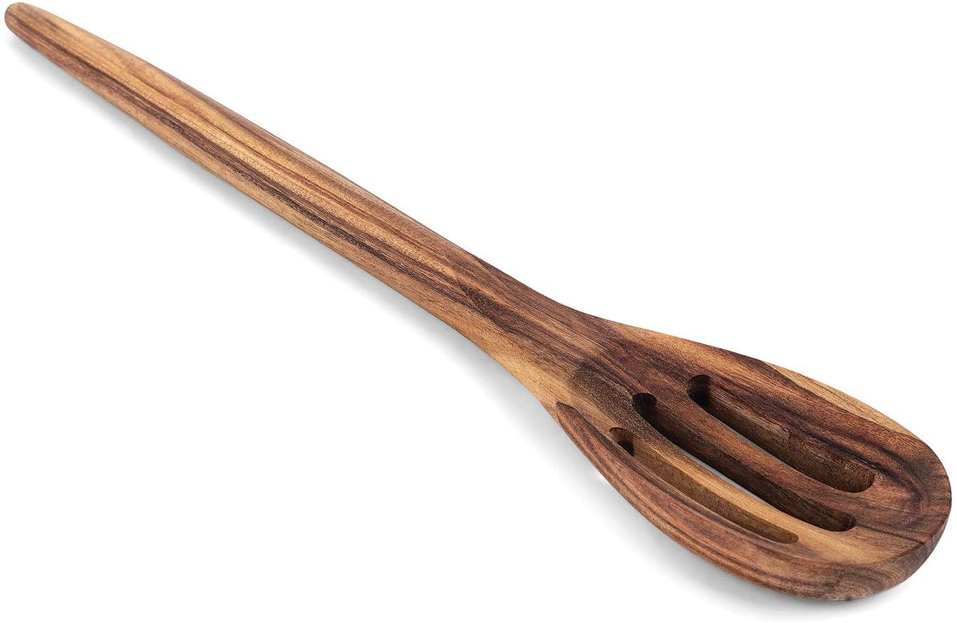 Ironwood Wilmington Wooden Slotted Spoon