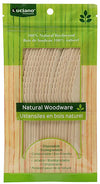 Luciano Natural Woodware Birchwood Knives Set of 20