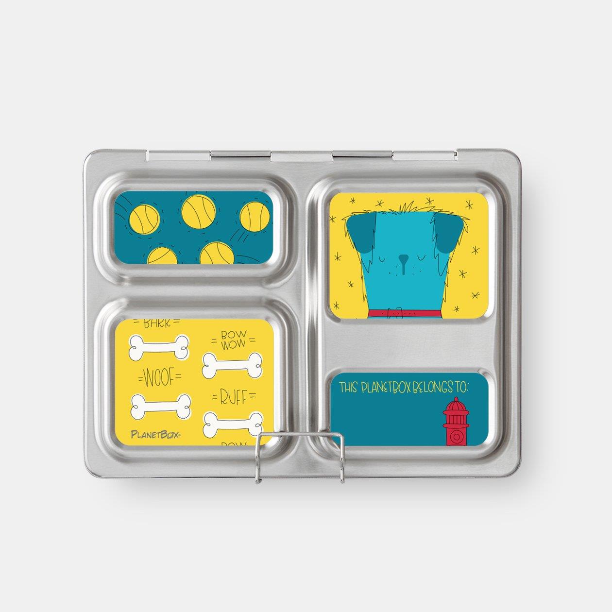 PlanetBox Launch Magnet Set Of 4 - Dogs