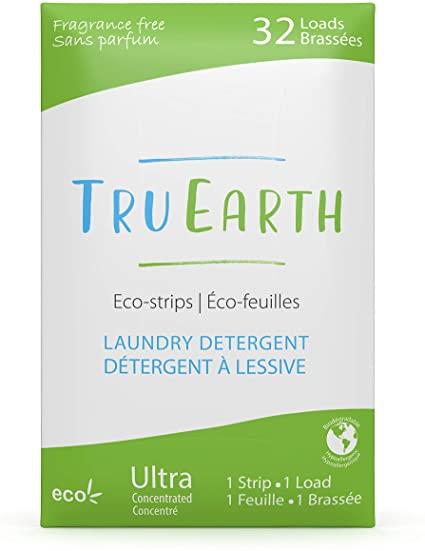 Tru Earth 32 Pack Eco-Strips Laundry Detergent - Fragrance Free