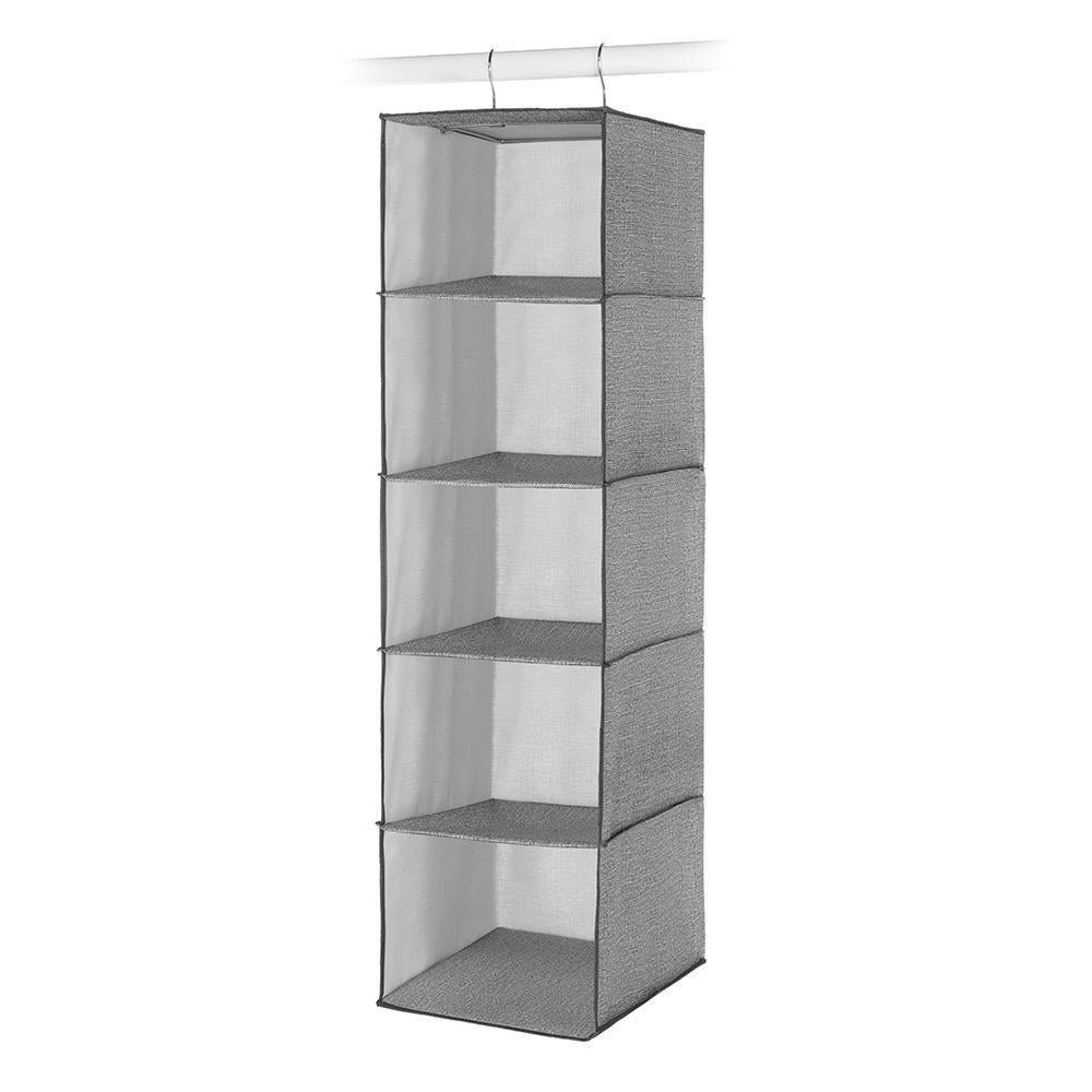 Whitmor CrossHatch 5-Section Hanging Closet Organizer
