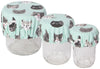 Now Designs Mini Bowl Cover Cats Meow Set Of 3