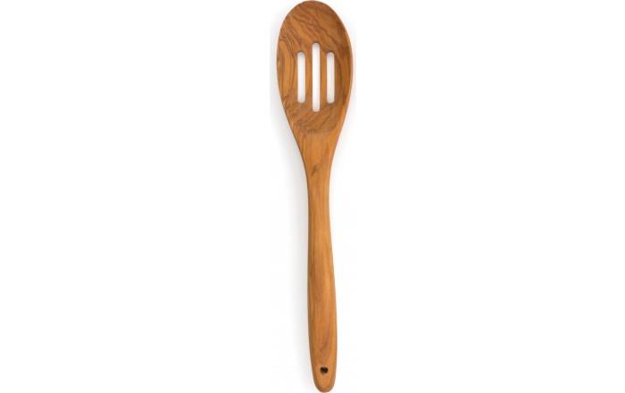 RSVP Olive Wood Slotted Cooking Spoon