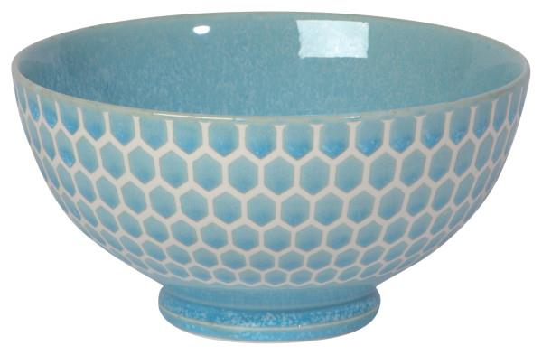 Danica Now Designs Honeycomb Embossed Cereal Bowl 6" Light Blue