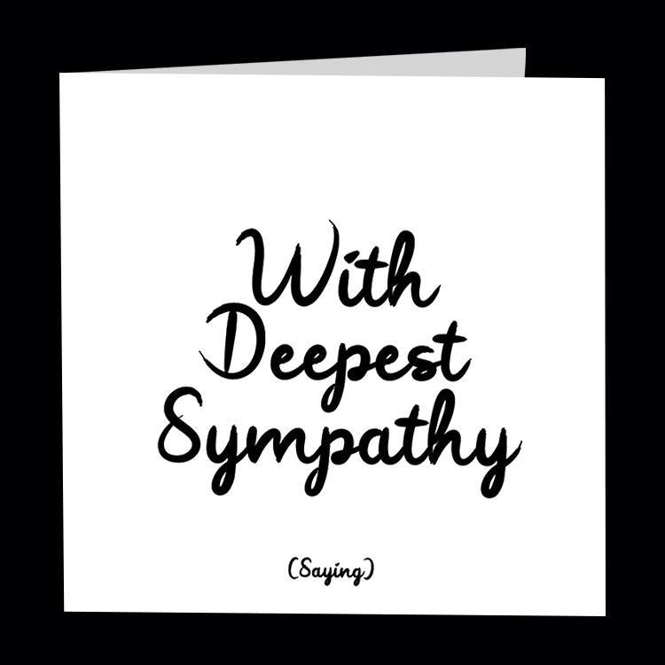 Quotable Cards With Deepest Sympathy