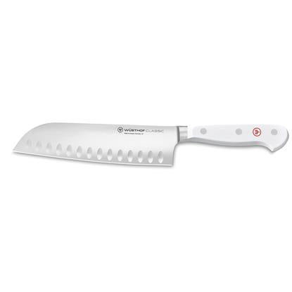 Wusthof Classic White Santoku Knife 7"