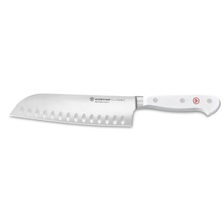 Wusthof Classic White Santoku Knife 7"