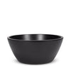 Abbott Black Large Wood Salad Bowl
