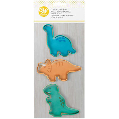 Wilton Dinosaur Cookie Cutter Set of 3