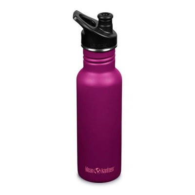 Klean Kanteen Classic Sport Water Bottle Purple Potion