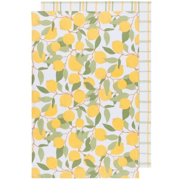 Now Designs Tea Towel Set of 2 - Lemons