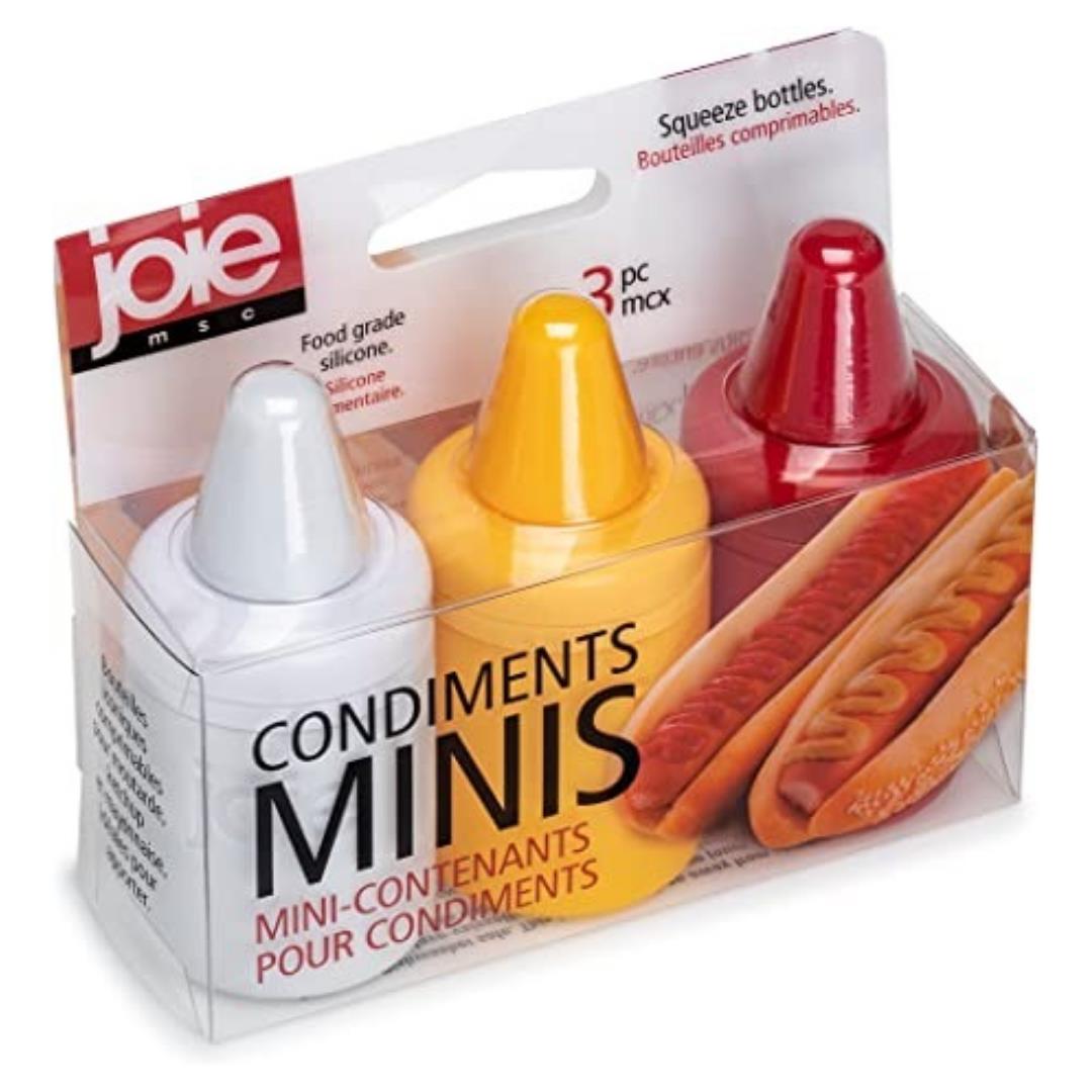 Joie Snack Time Mini Condiment Bottle Set Of 3
