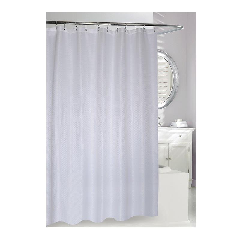Moda At Home Fabric Shower Curtain Basketweave
