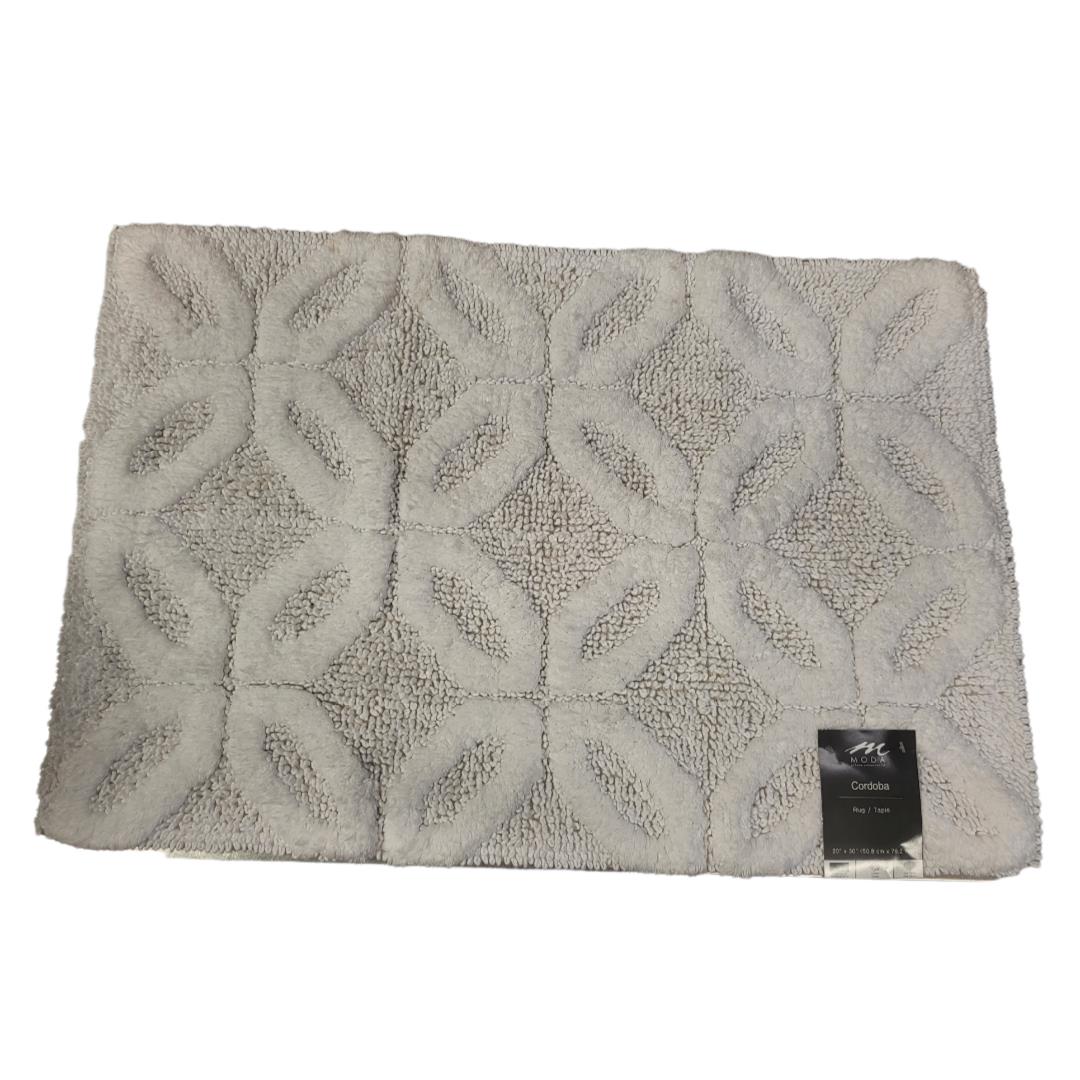 Moda At Home Cordoba Bath Mat White