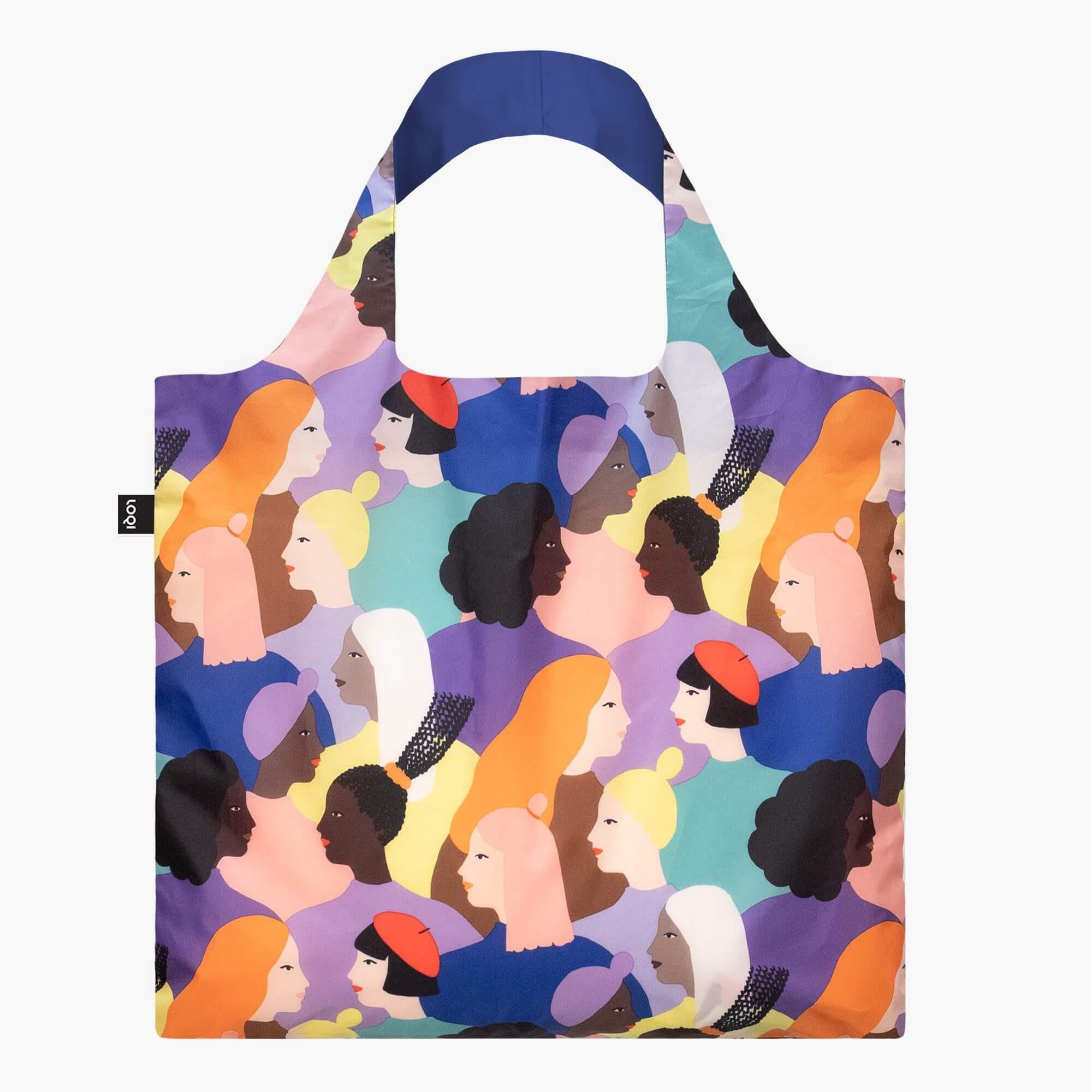 LOQI Recycled Tote Bag, Sisters