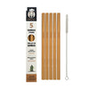 AllBambu Reusable Bamboo Straw Set of 5