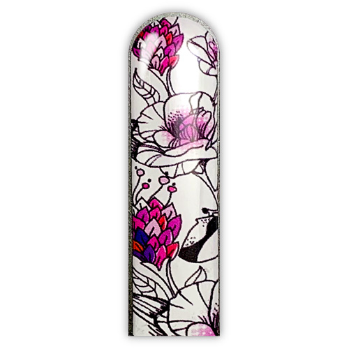 95 & Sunny Medium 5.5" Floral 3D Nail File