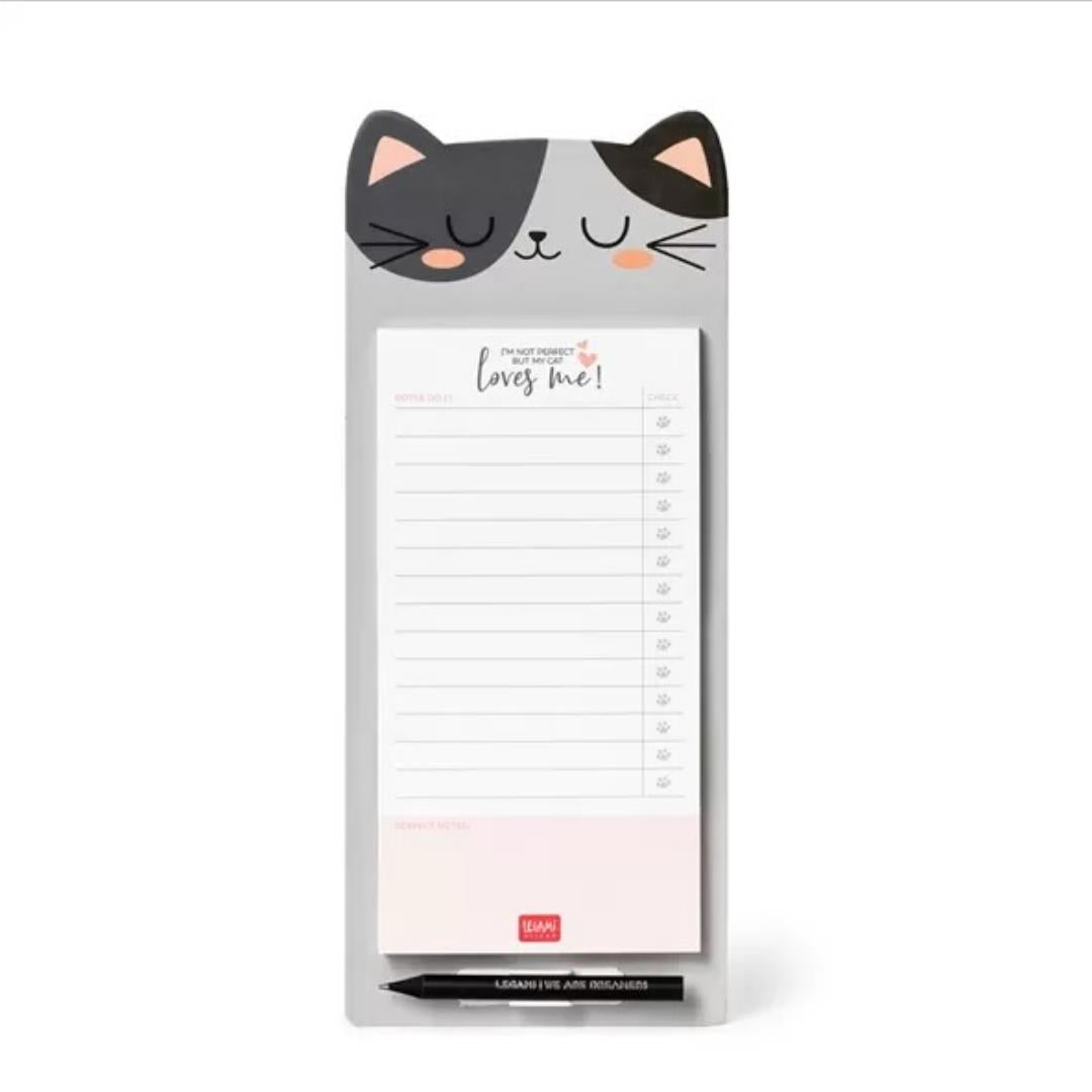 Legami Don't Forget Magnetic Notepad Cat