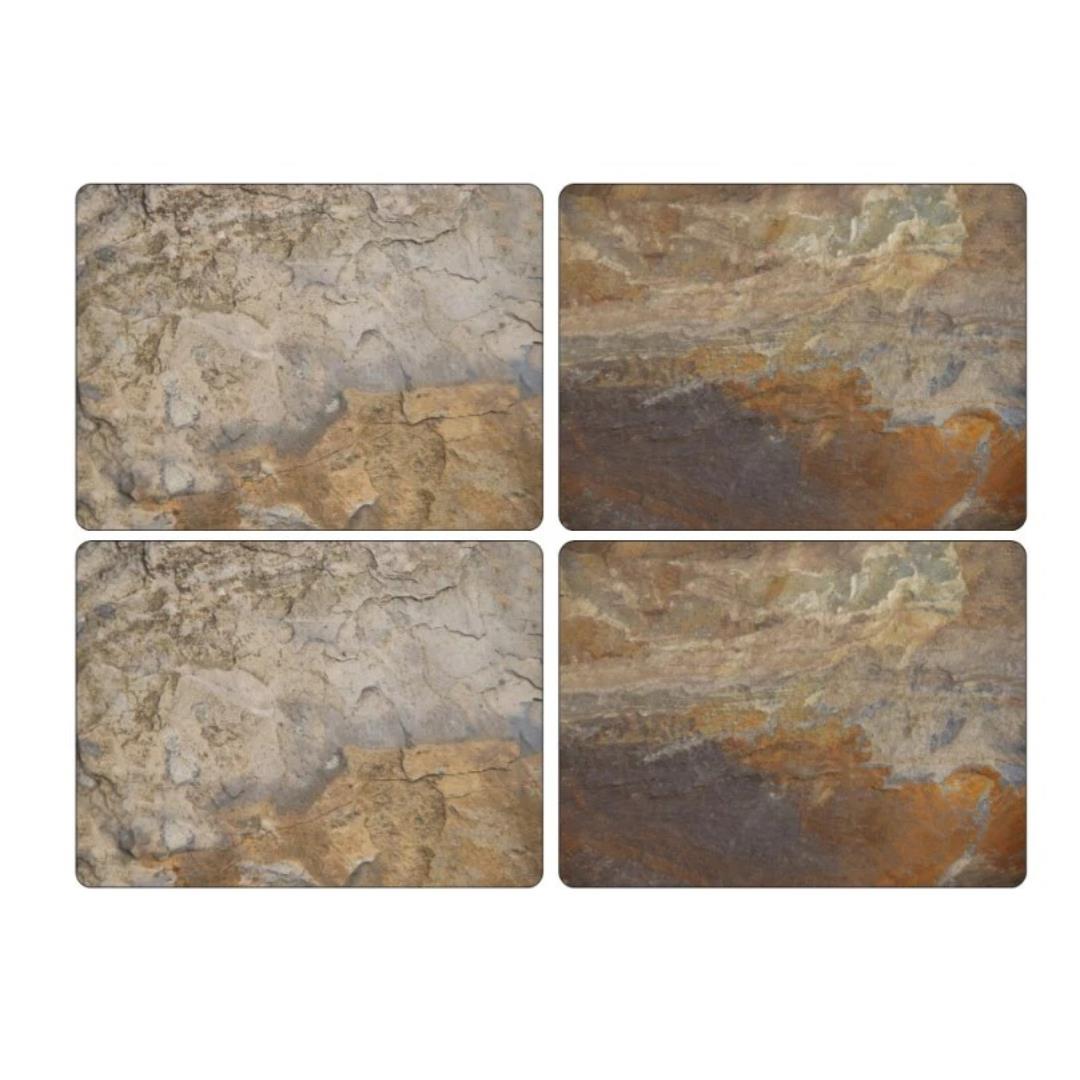 Pimpernel Placemat Earth Slate Set Of 4