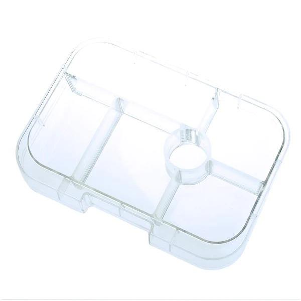 Yumbox Original 6 Compartment Replacement Tray Clear
