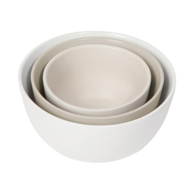 Now Designs White Prep Bowls Set Of 3