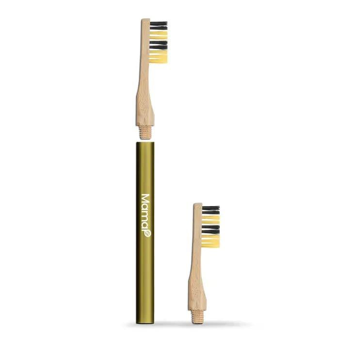 Mamap Revolve Toothbrush + Replacement Head - Yellow