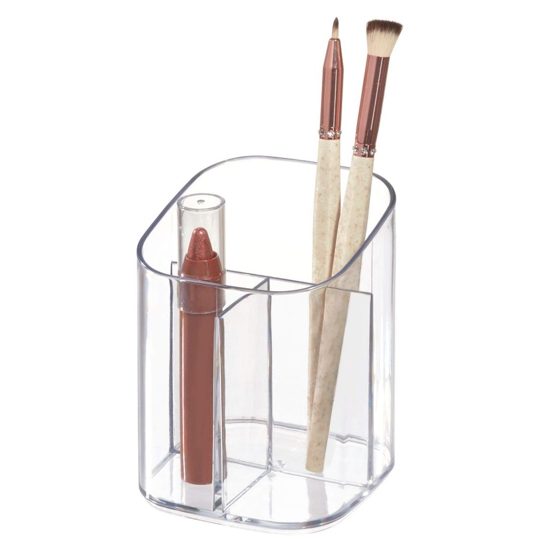 iDesign Clarity 3 Compartment Cosmetic Cup