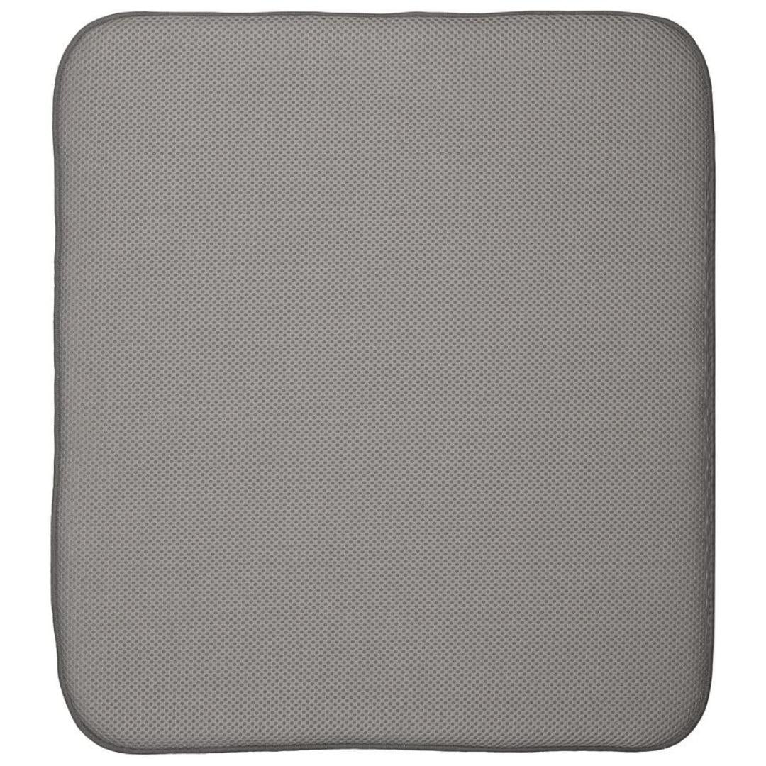 Harman Luxe Plush Microfibre Dish Drying Mat (18x24, Charcoal