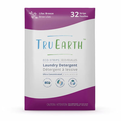 Tru Earth 32 Pack Eco-Strips Laundry Detergent - Lilac Breeze
