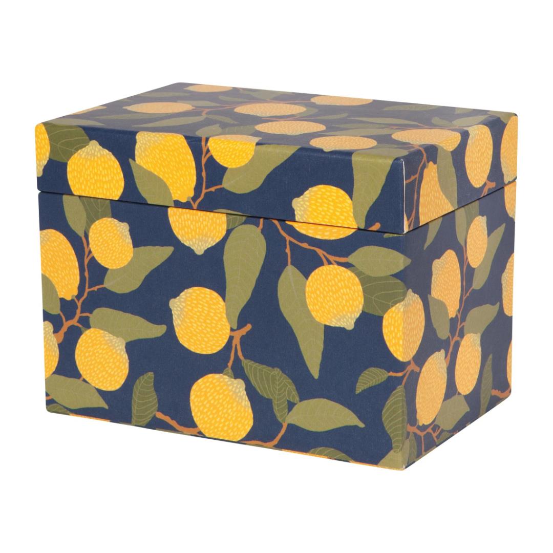 Now Designs Recipe Card Box Lemons
