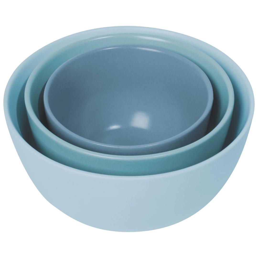 Now Designs Robin's Egg Blue Prep Bowls Set Of 3