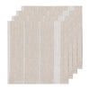 Danica White Maison Stripe Linen Napkin Set Of 4