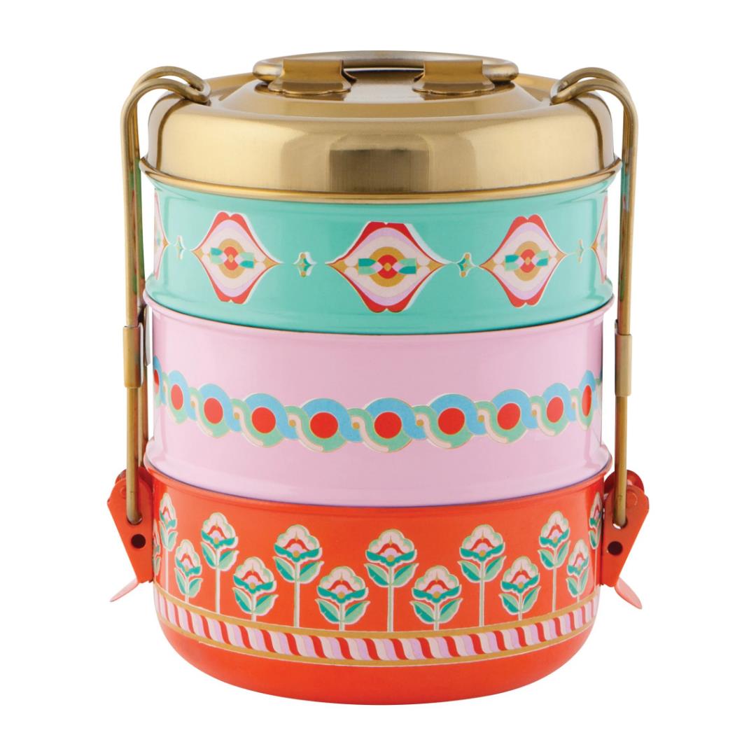 Danica Tiffin 3-Tier Lunch Container Bloom