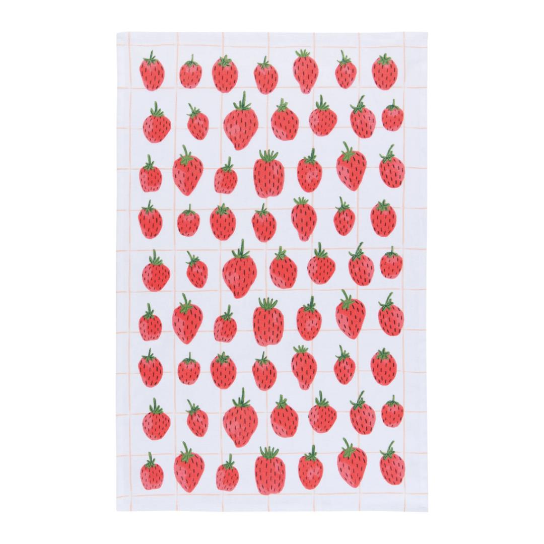 Now Designs Jacquard Tea Towel Strawberries