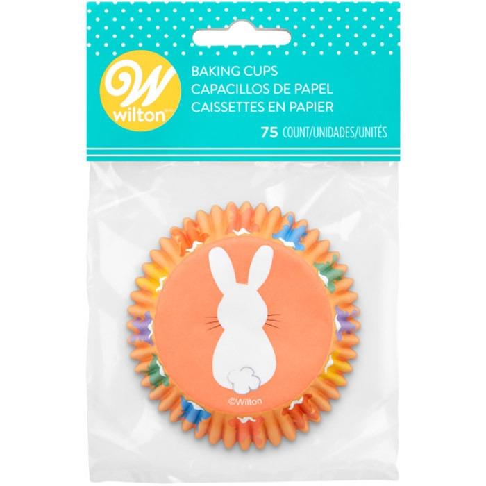 Wilton Multi Bunnies Easter Baking Cups, 75 Count