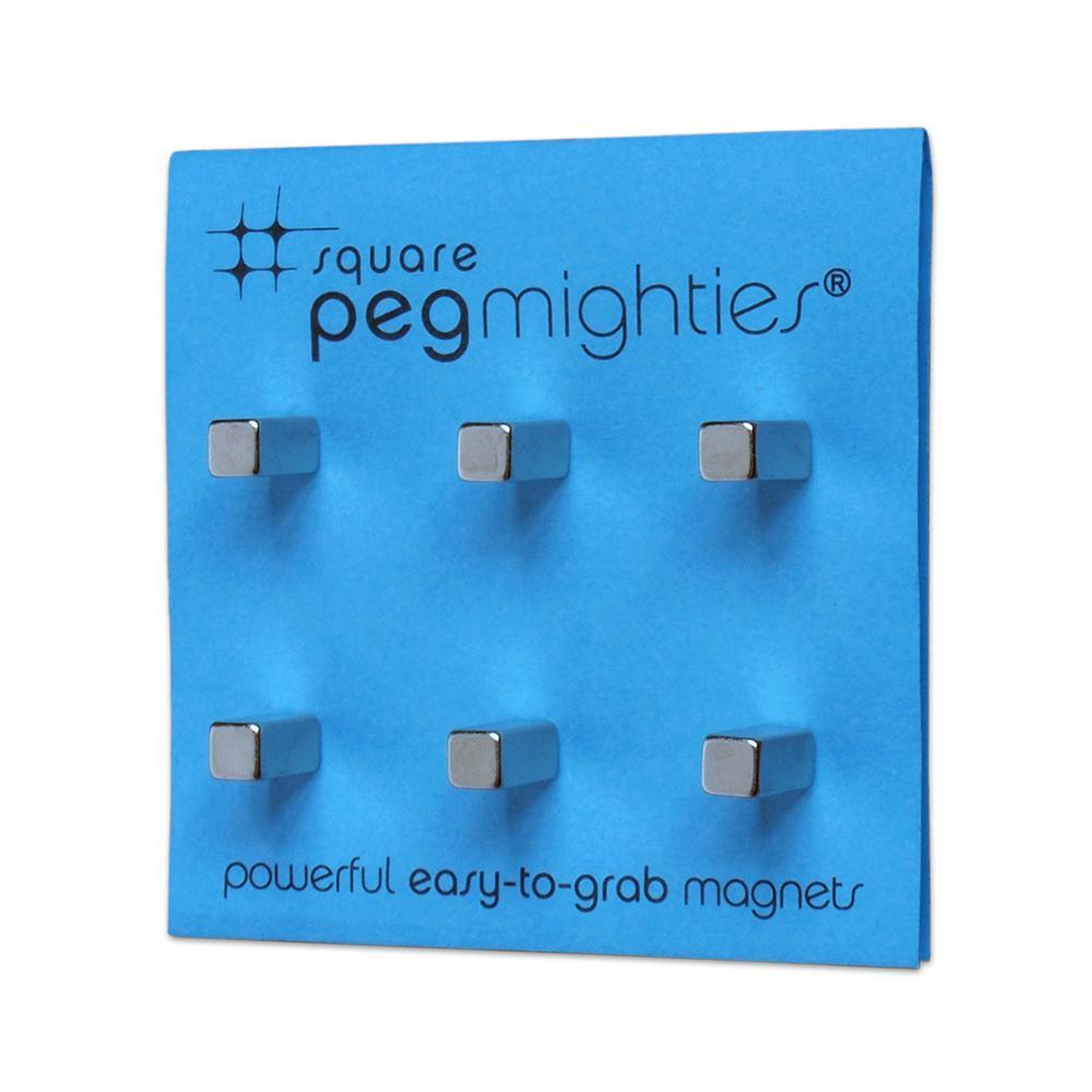 three by three square peg mighties rare earth magnets